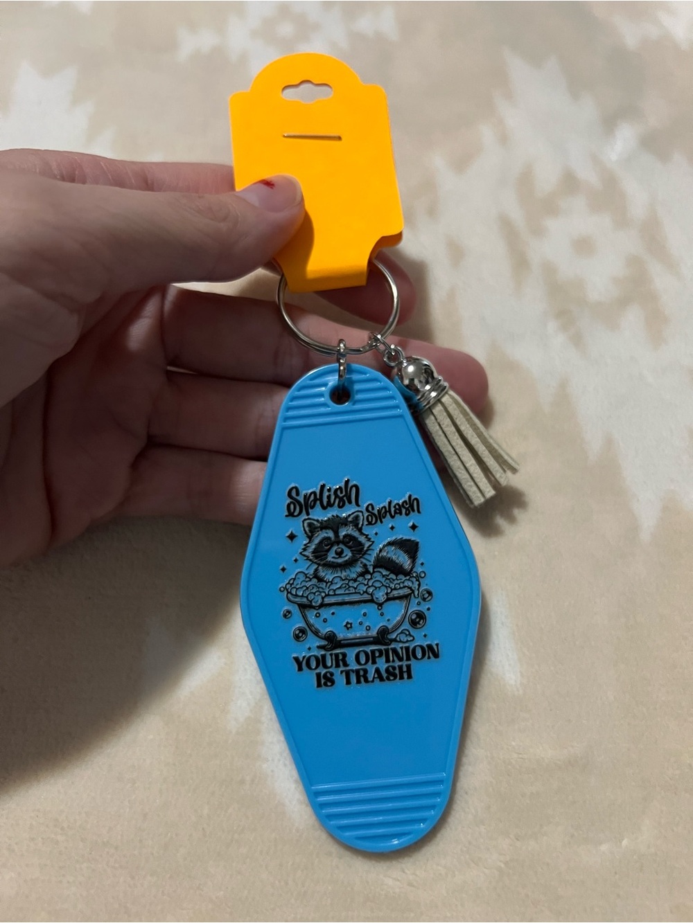 Sassy Raccoon Keychain ✨ - Picture 2 of 3